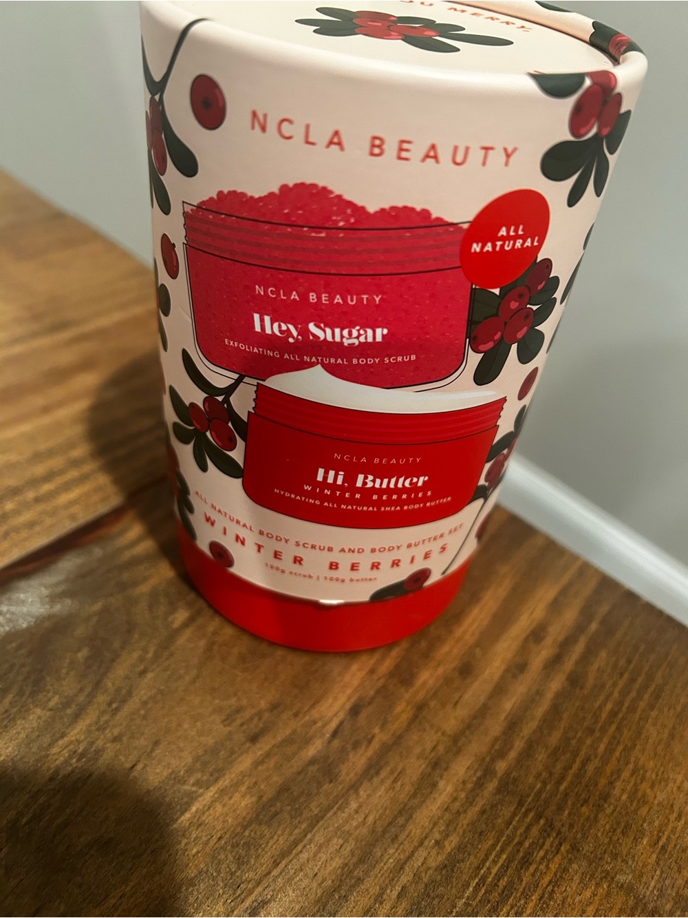 Hey Sugar + Lil Butter Winter Berries Body Scrub & Butter Set - new in box